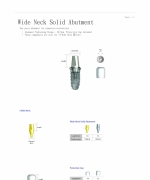 Wide Neck Solid Abutment